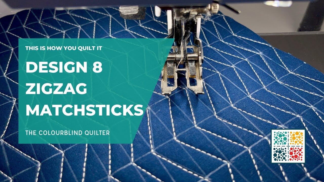 ZigZag Matchstick Quilting Design