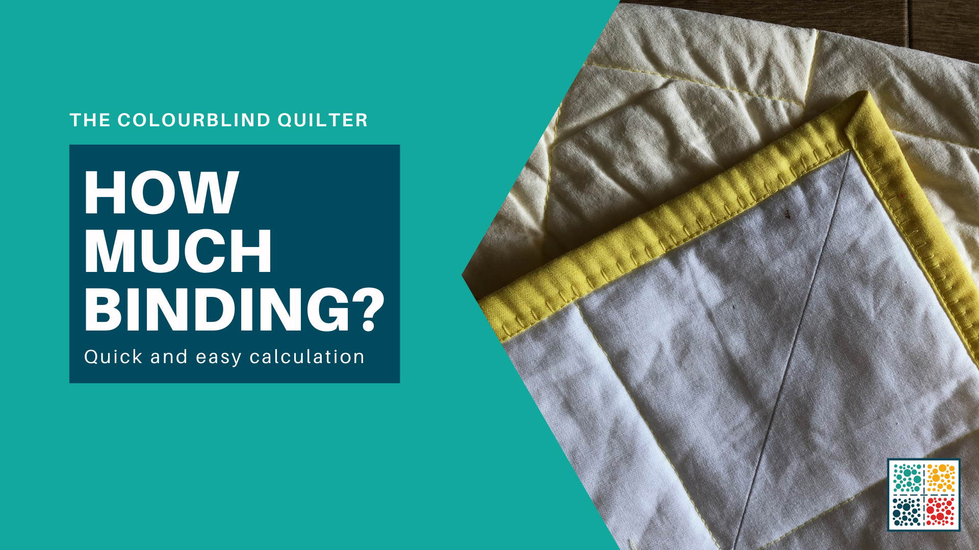 How to calculate how much binding you need for a quilt